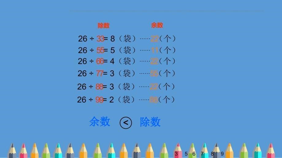 二年级上册数学课件4.9乘法除法二有余数的除法沪教版共7张PPT_第5页