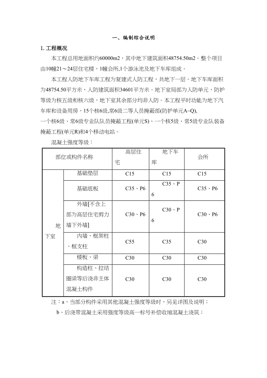 人防专项专项施工方案(DOC 66页)_第4页