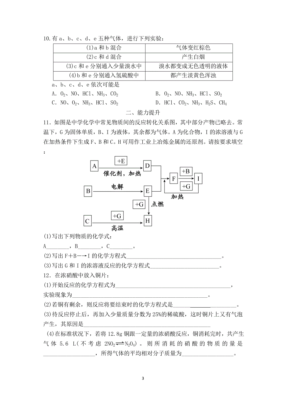 专题六氮及其化合物_第3页