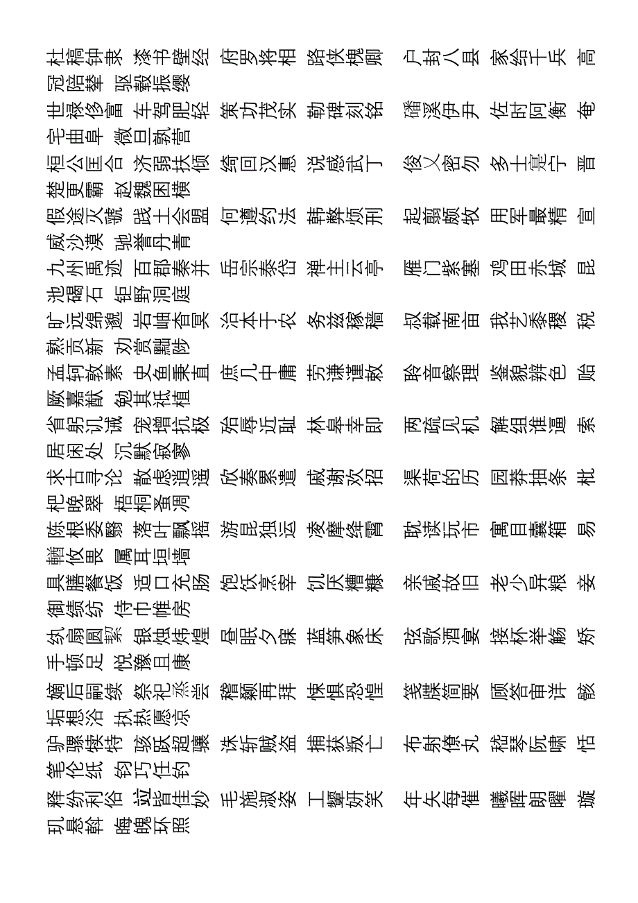 千字文 梁 敕员外散骑侍郎 周兴嗣 撰.doc_第2页