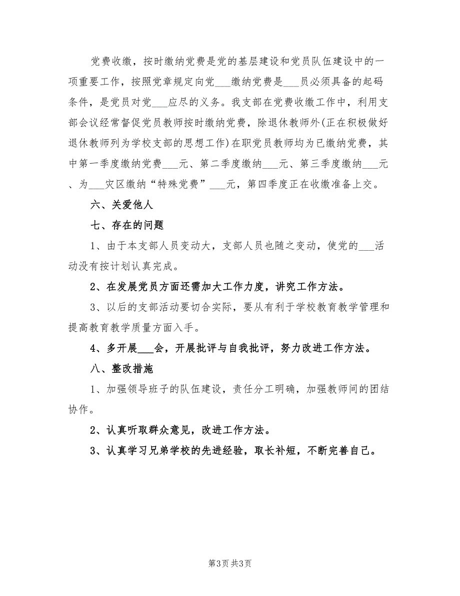 2021年学校党支部年度总结.doc_第3页