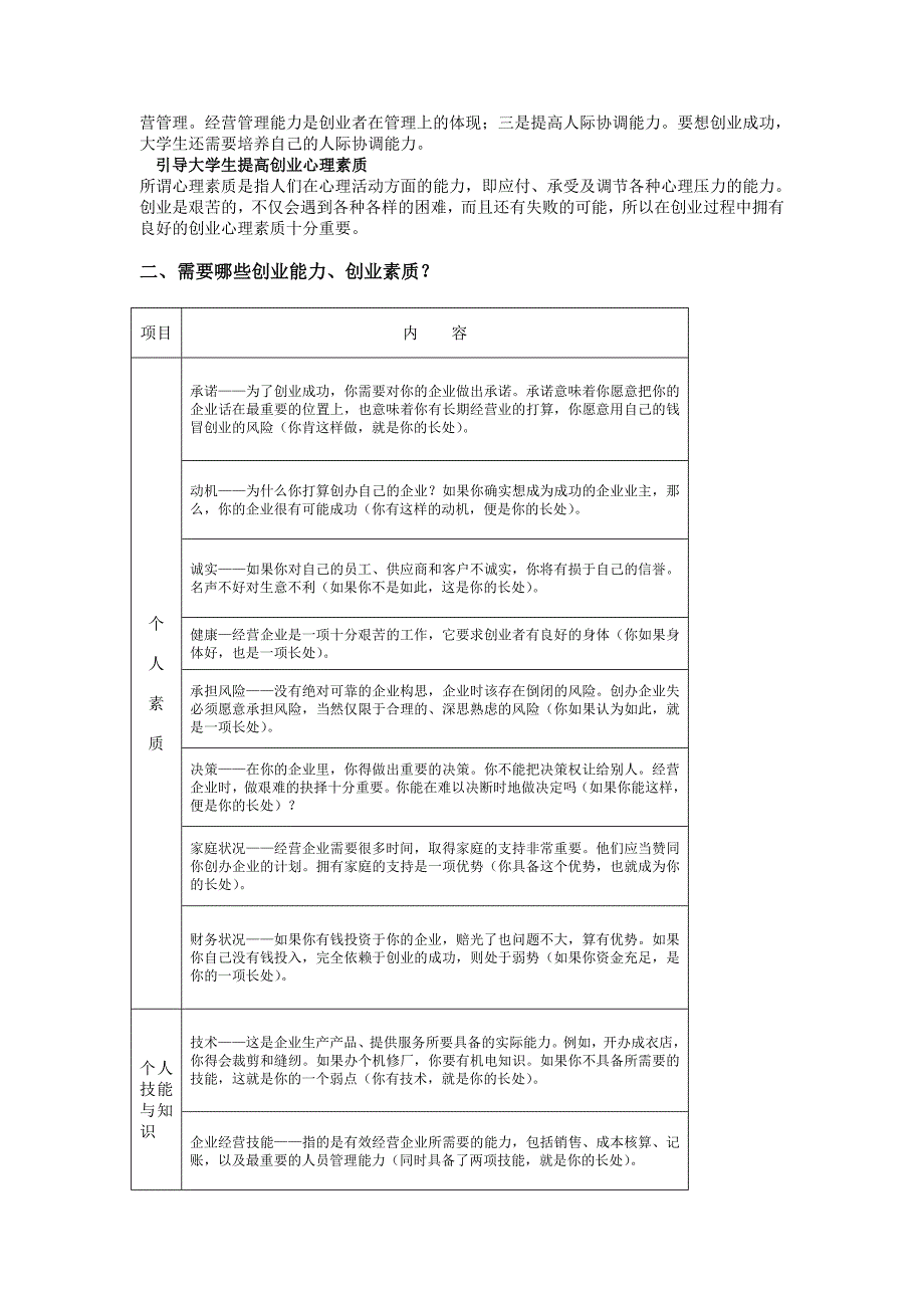 大学生创业能力及素质的提升_第2页