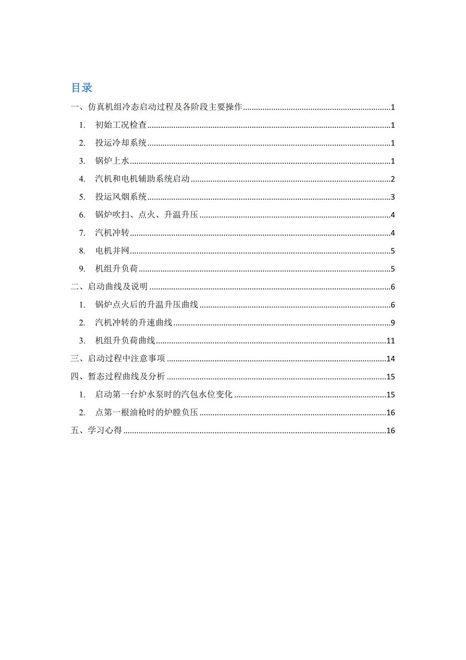 东南大学能源与环境学院电站仿真实习报告.docx_第1页