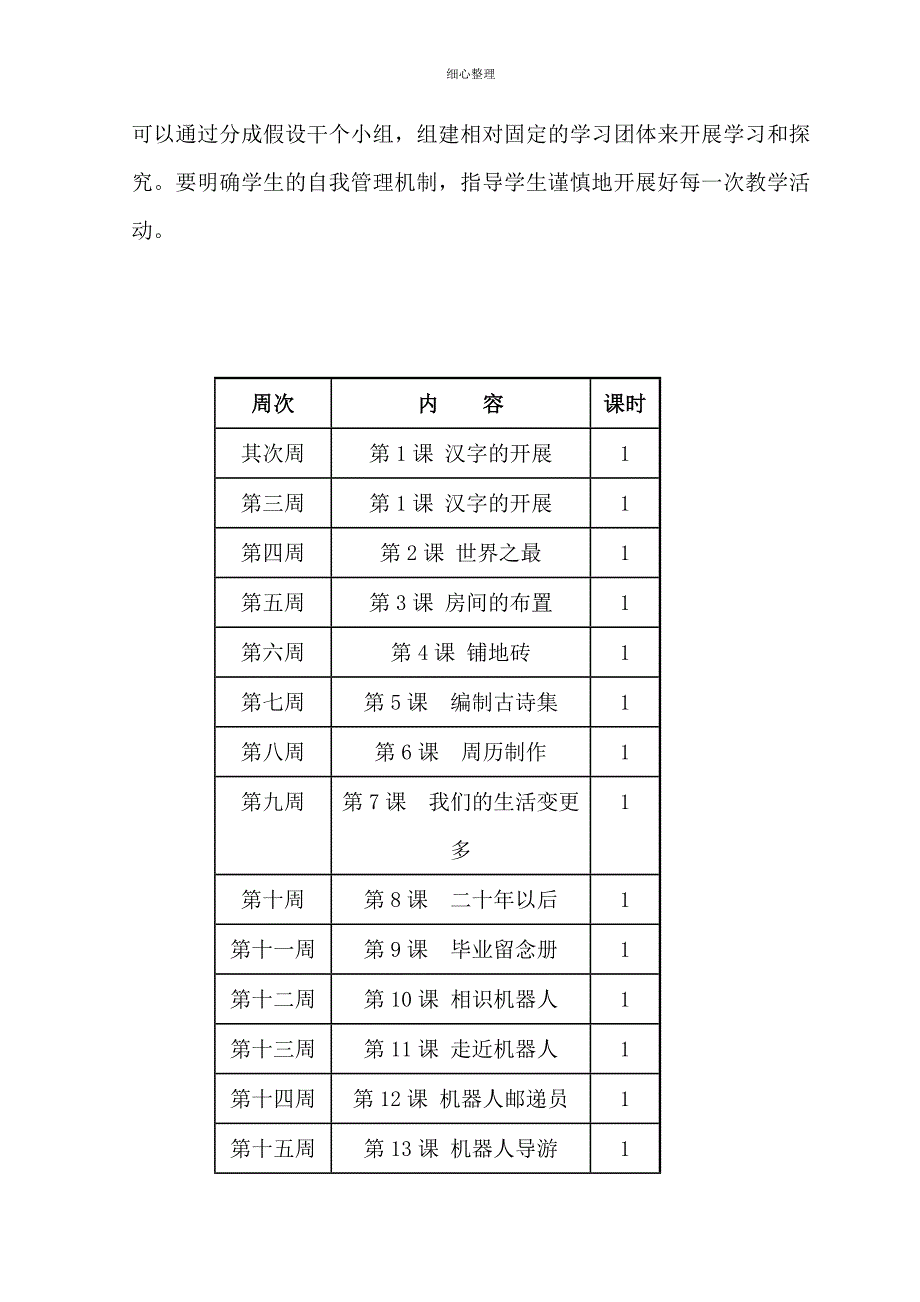 小学信息技术六年级 下册_第3页