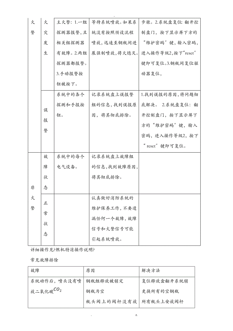 燃机罩壳消防使用说明书_第2页