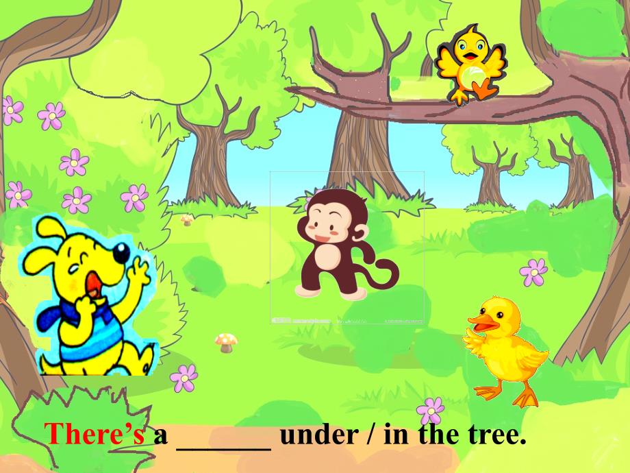 PEP小学英语课件：Module 8 Unit 2 There’s a cat in the tree_第2页