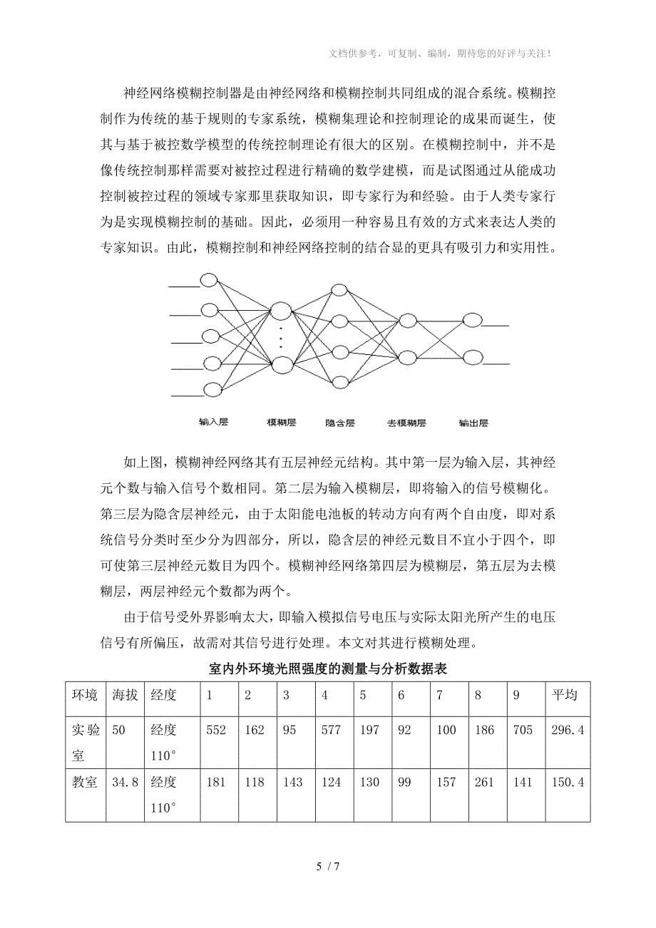 太阳能电池板自动追光系统的设计_第5页