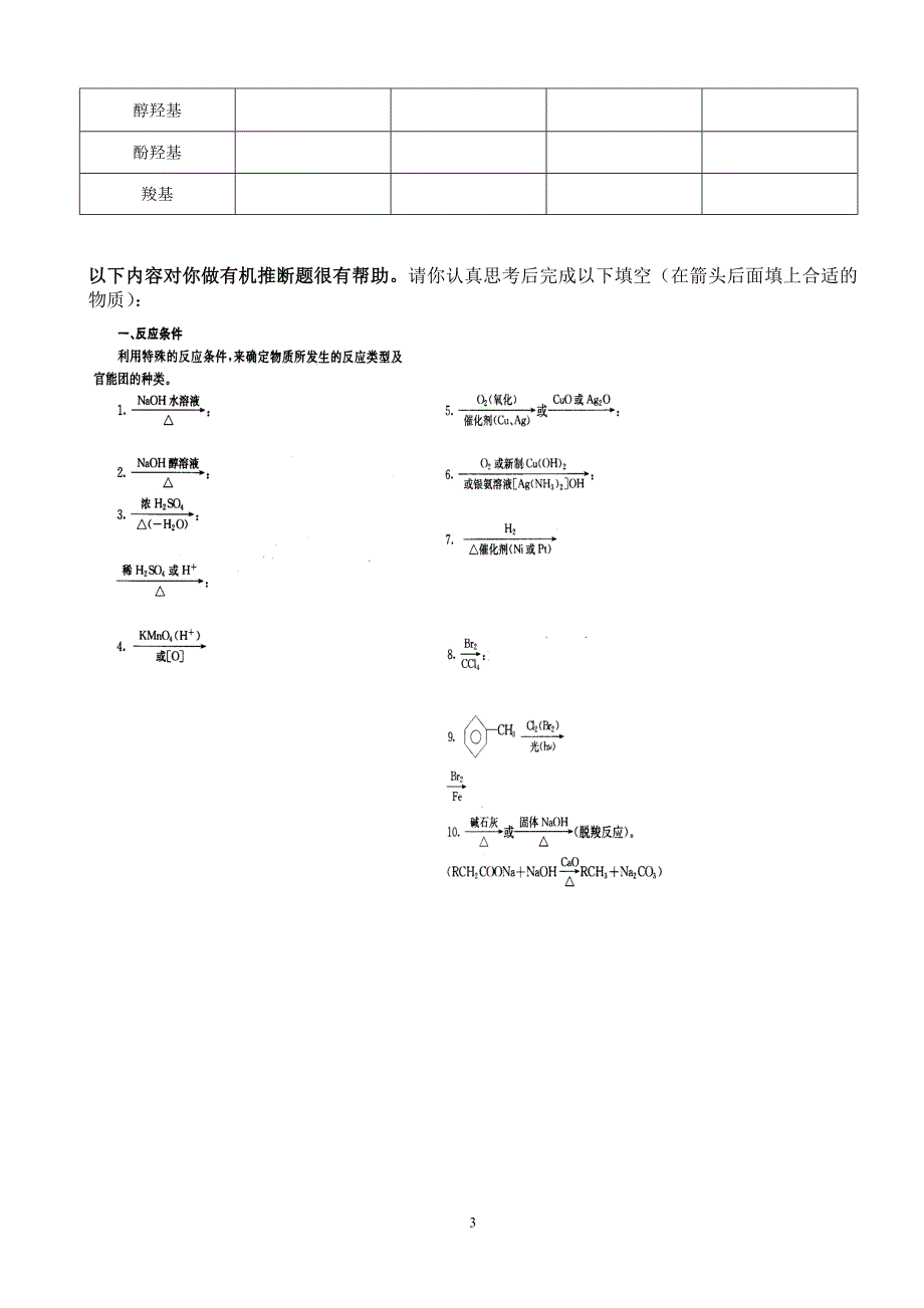 有机推断题的解题技巧与突破（学案）.doc_第3页