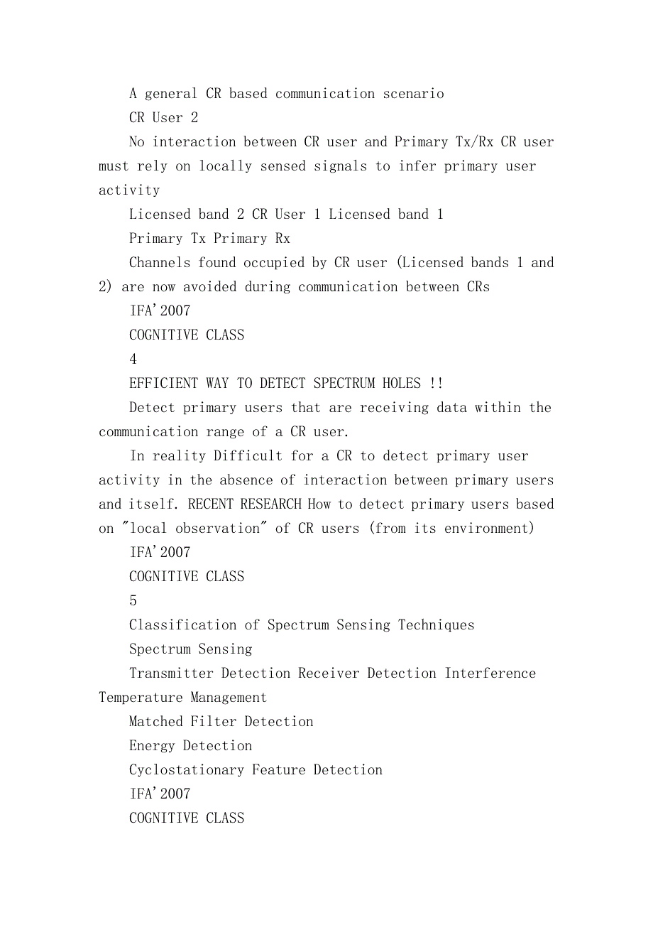 有关认知无线电频谱感知算法的入门教程,简单易懂,配合其中提到的....doc_第2页