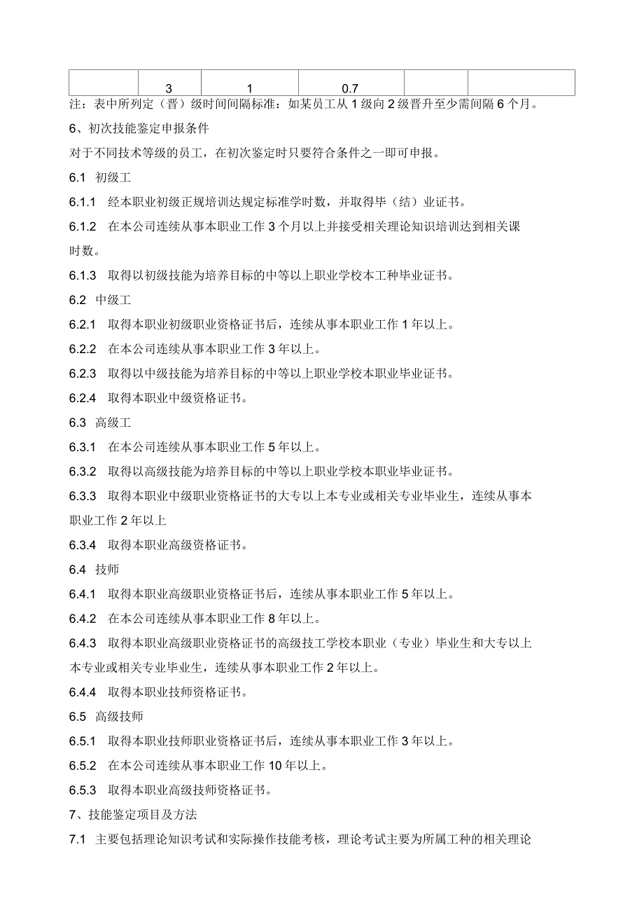 生产一线员工技术等级评定办法_第2页