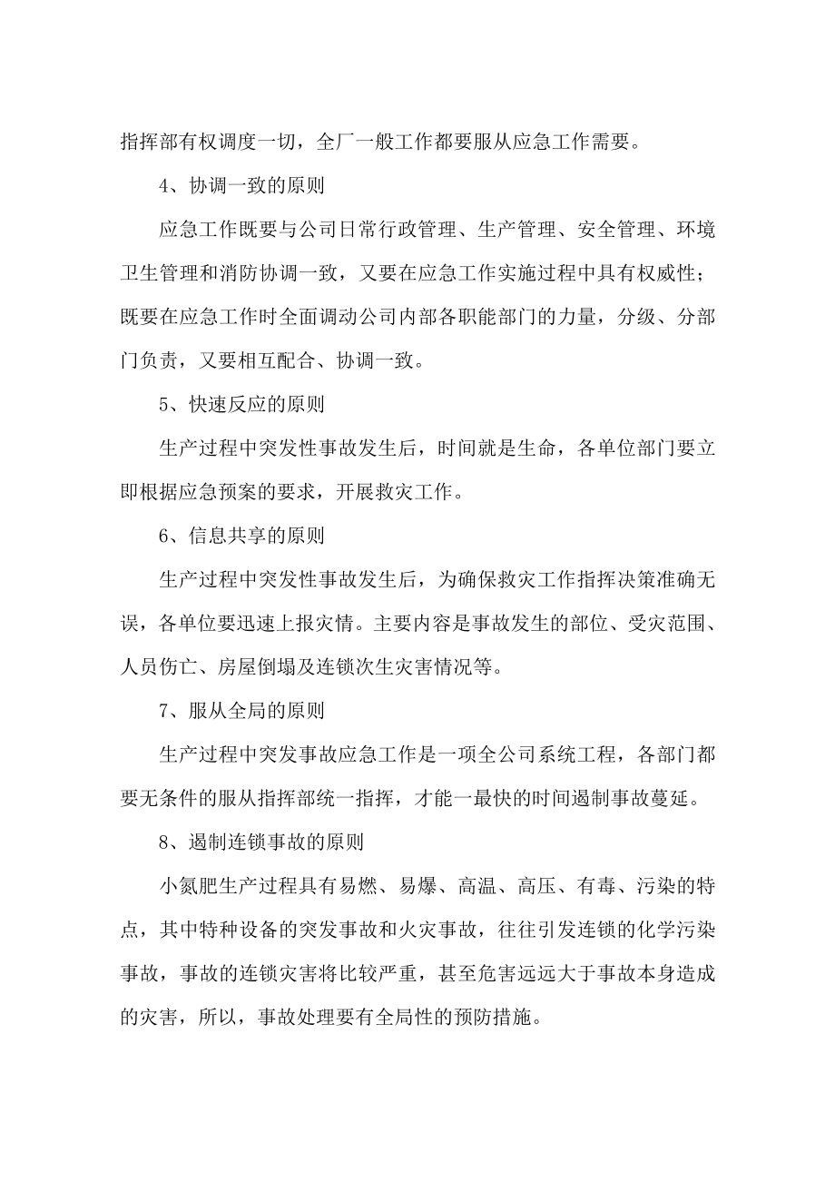 化肥公司安全生产突发事故应急预案.doc_第3页