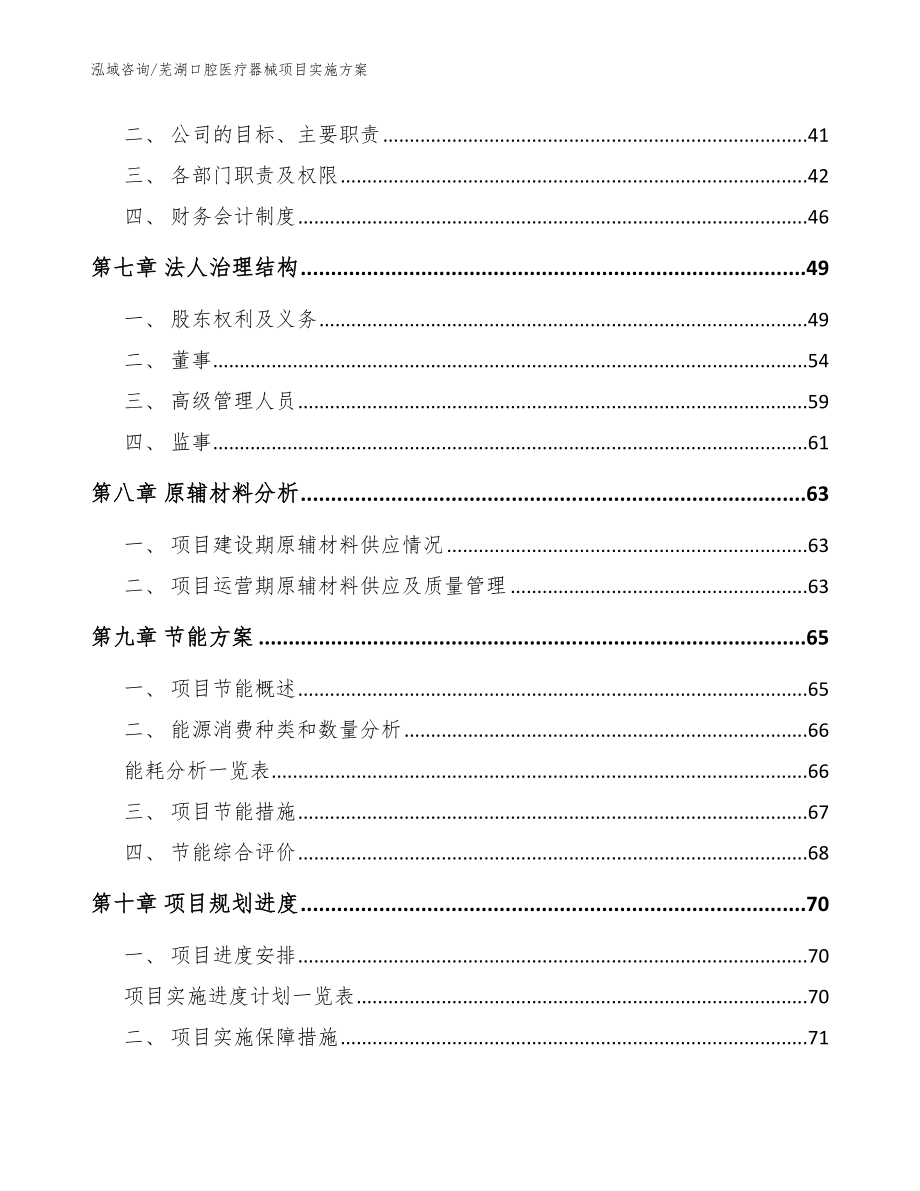 芜湖口腔医疗器械项目实施方案（范文模板）_第4页