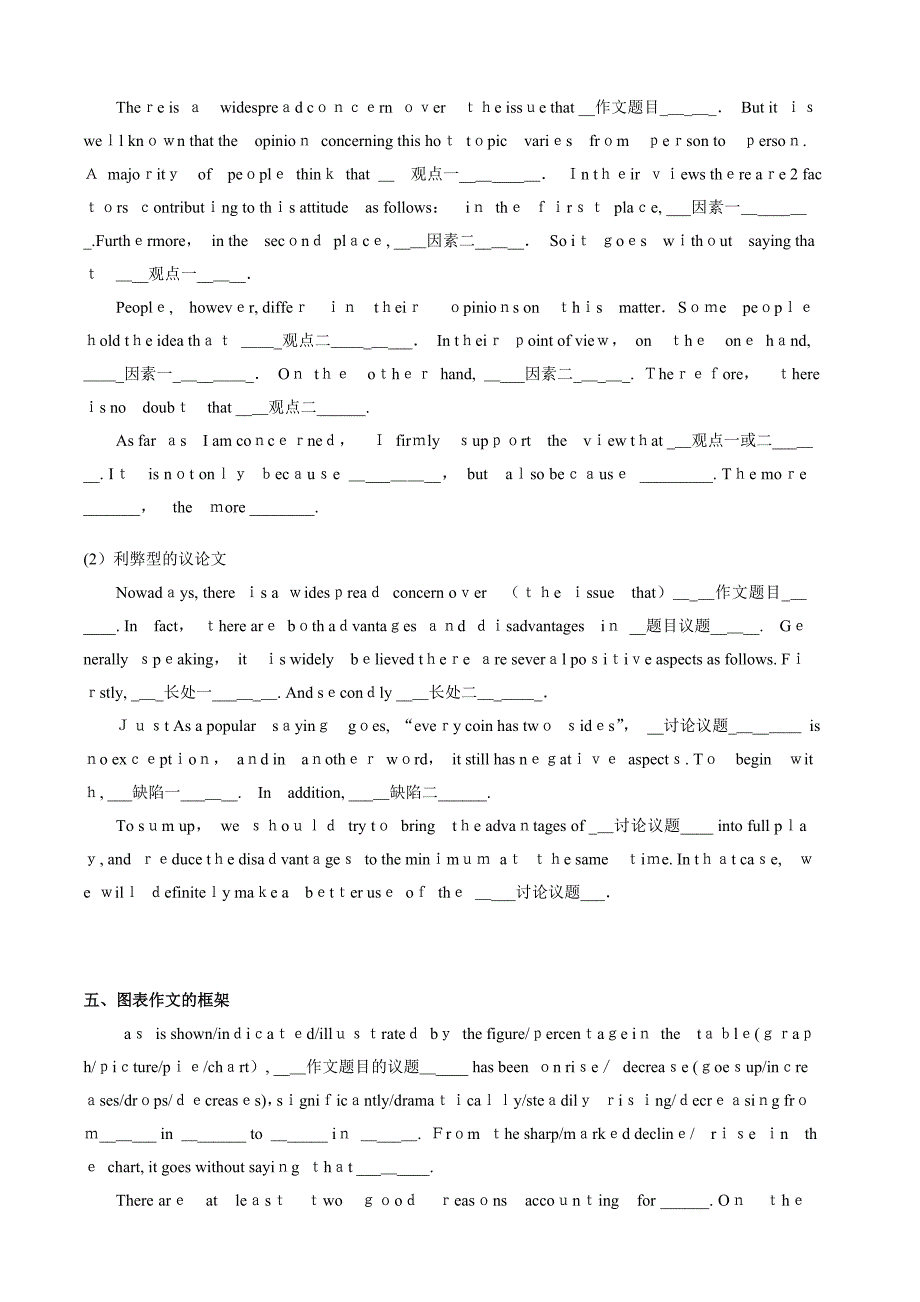 中考英语作文套路及句型汇总_第2页