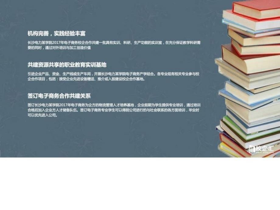 电子商务专业校企合作方案长沙电力某学院.ppt_第5页