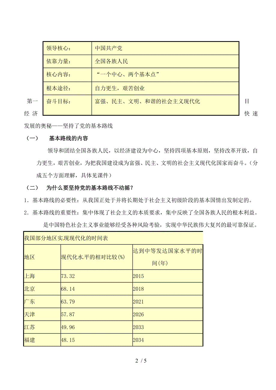 最新九年级政治全册第三单元崇尚法律第8课拥护党的领导教案3苏教版课件_第2页