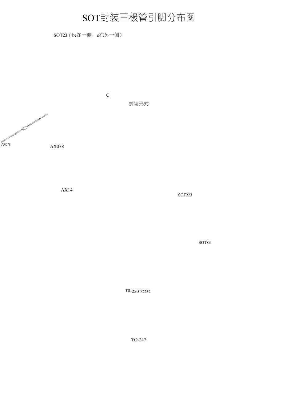 SOT封装三极管引脚分布图_第1页