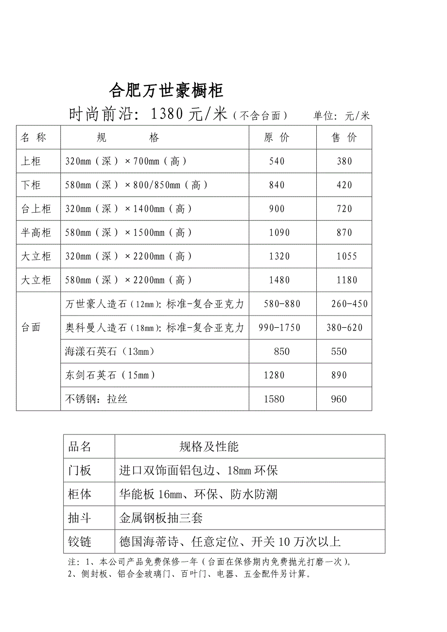 合肥万世豪橱柜系列报价单2.doc_第3页