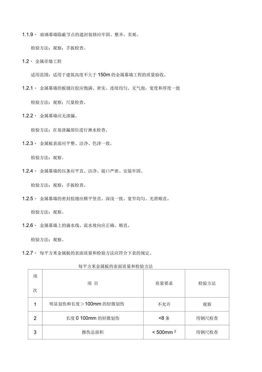 工程观感质量验收标准_第5页