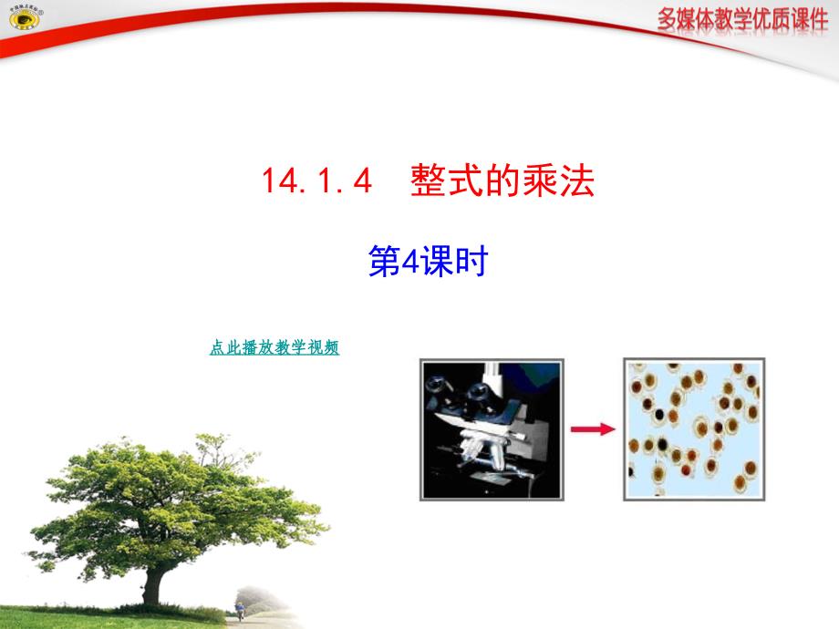 整式的乘法第四课时初二数学上册_第1页