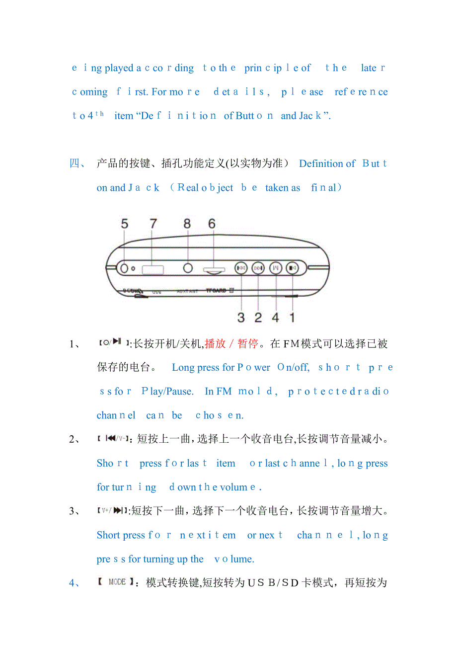 电子产品说明书媒体音响英文说明书范例中英_第4页