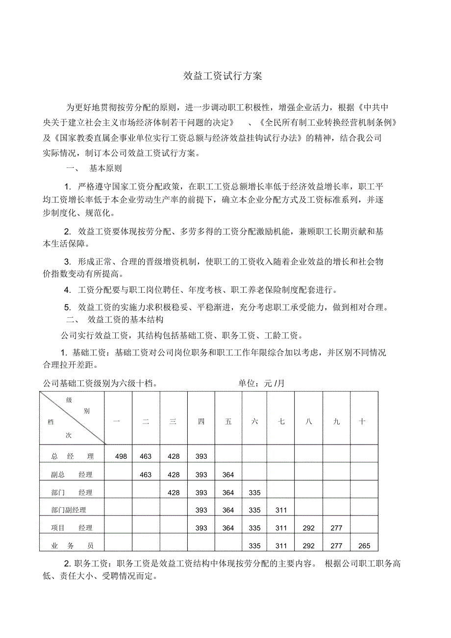 教学仪器效益工资试行办法_第1页
