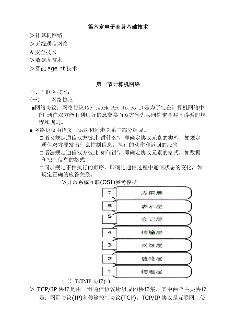 电子商务基础技术_第1页