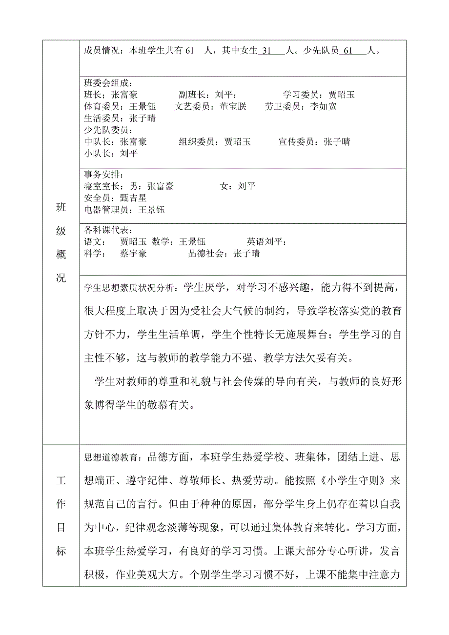 班级工作计划_第2页