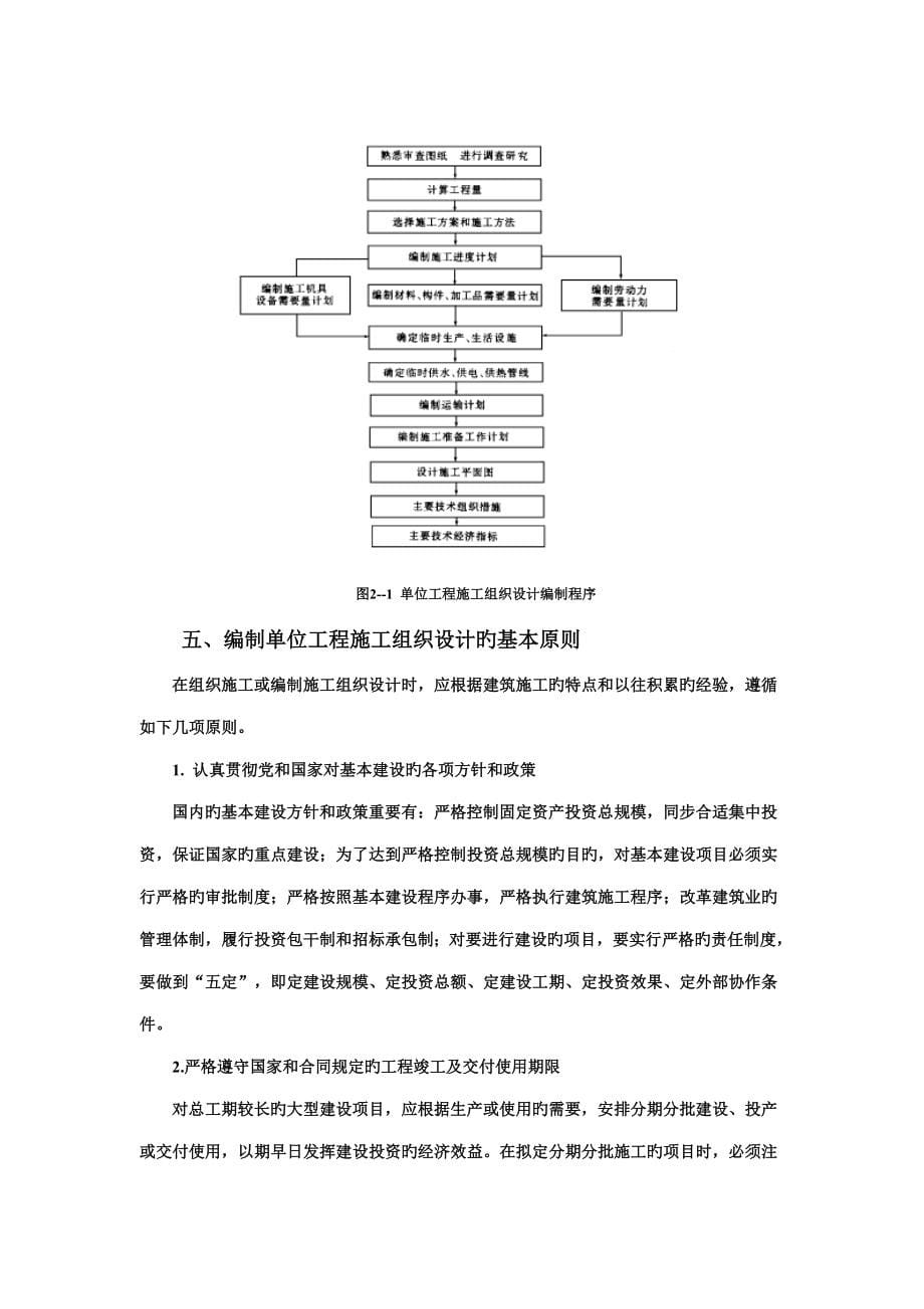 施工组织设计编制手册_第5页