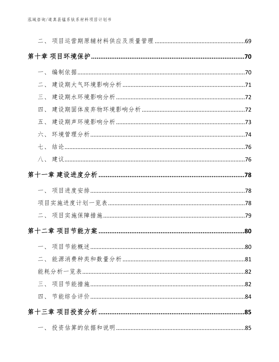 道真县锰系钛系材料项目计划书_第4页