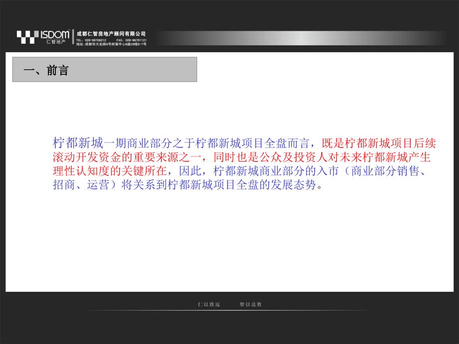 柠都新城一期商业策划报告_第4页