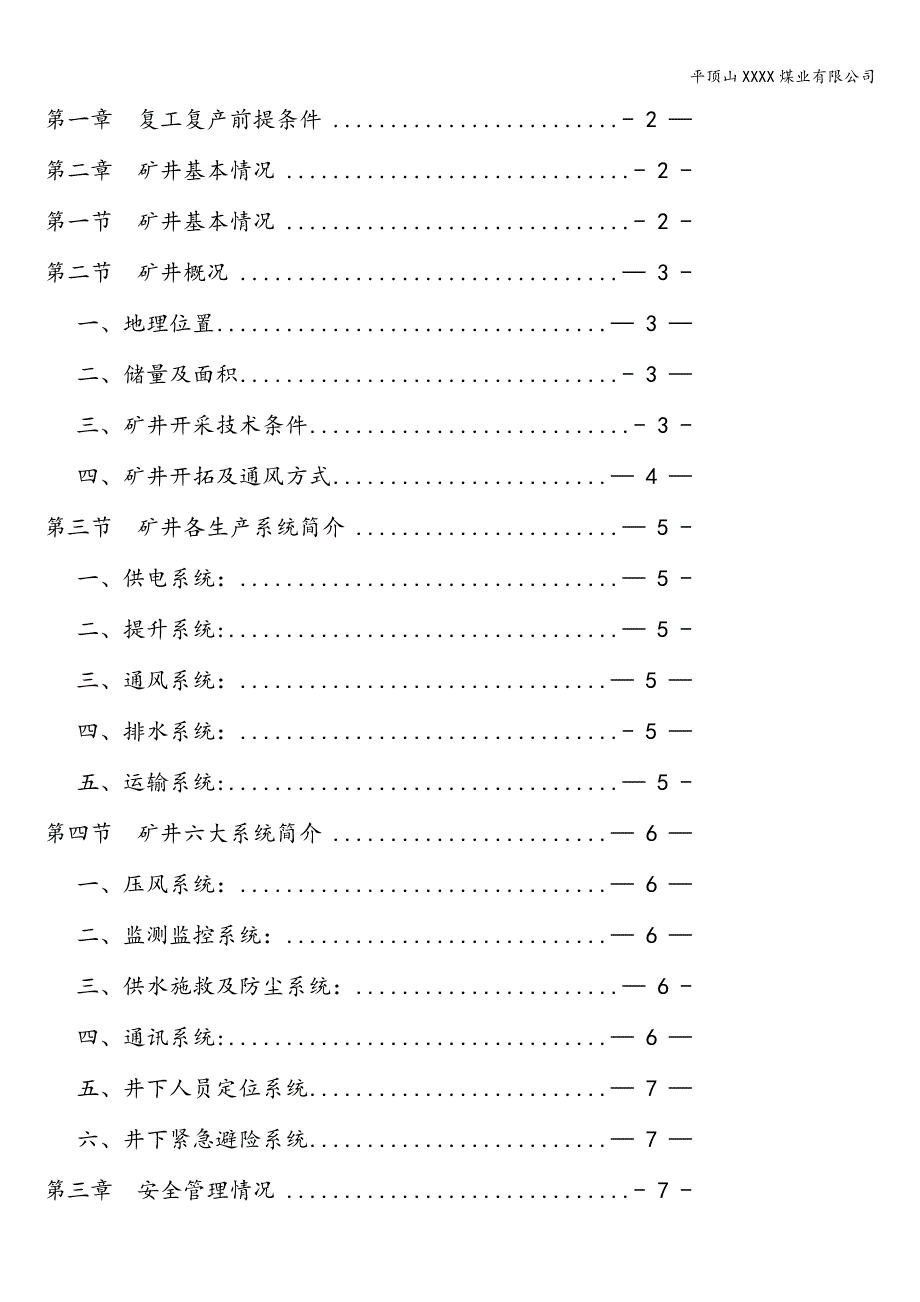 平顶山XXXX煤业有限公司.doc_第2页