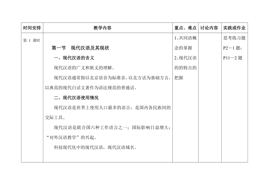 渤海大学现代汉语精品课程申报材料渤海大学语言学概论精品课程申报材料_第3页