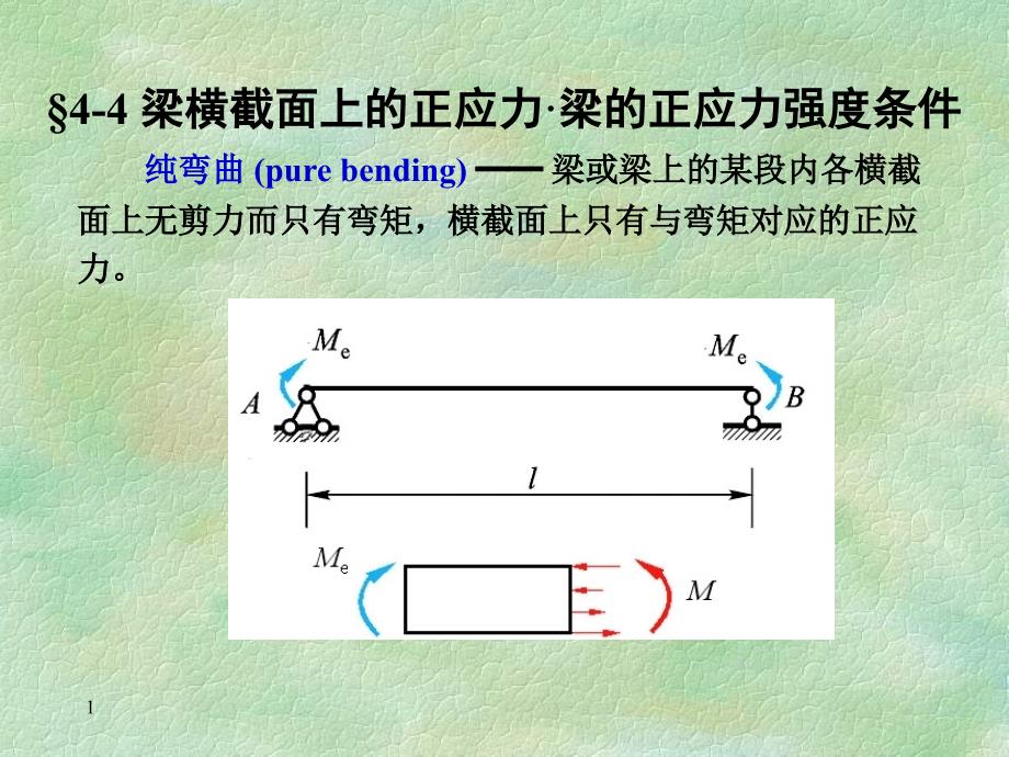 材料力学：第四章 弯曲 （4）_第1页