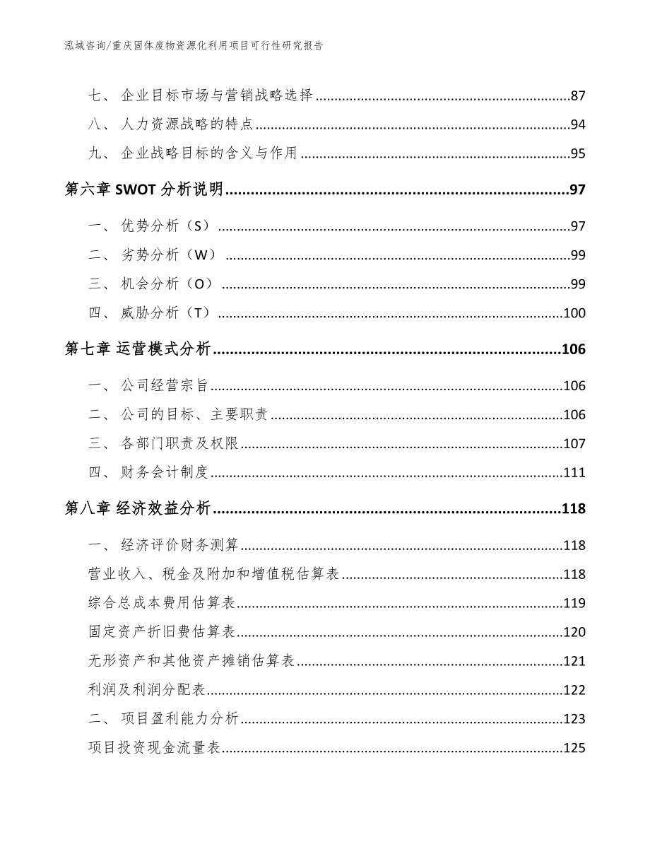 重庆固体废物资源化利用项目可行性研究报告（范文模板）_第3页