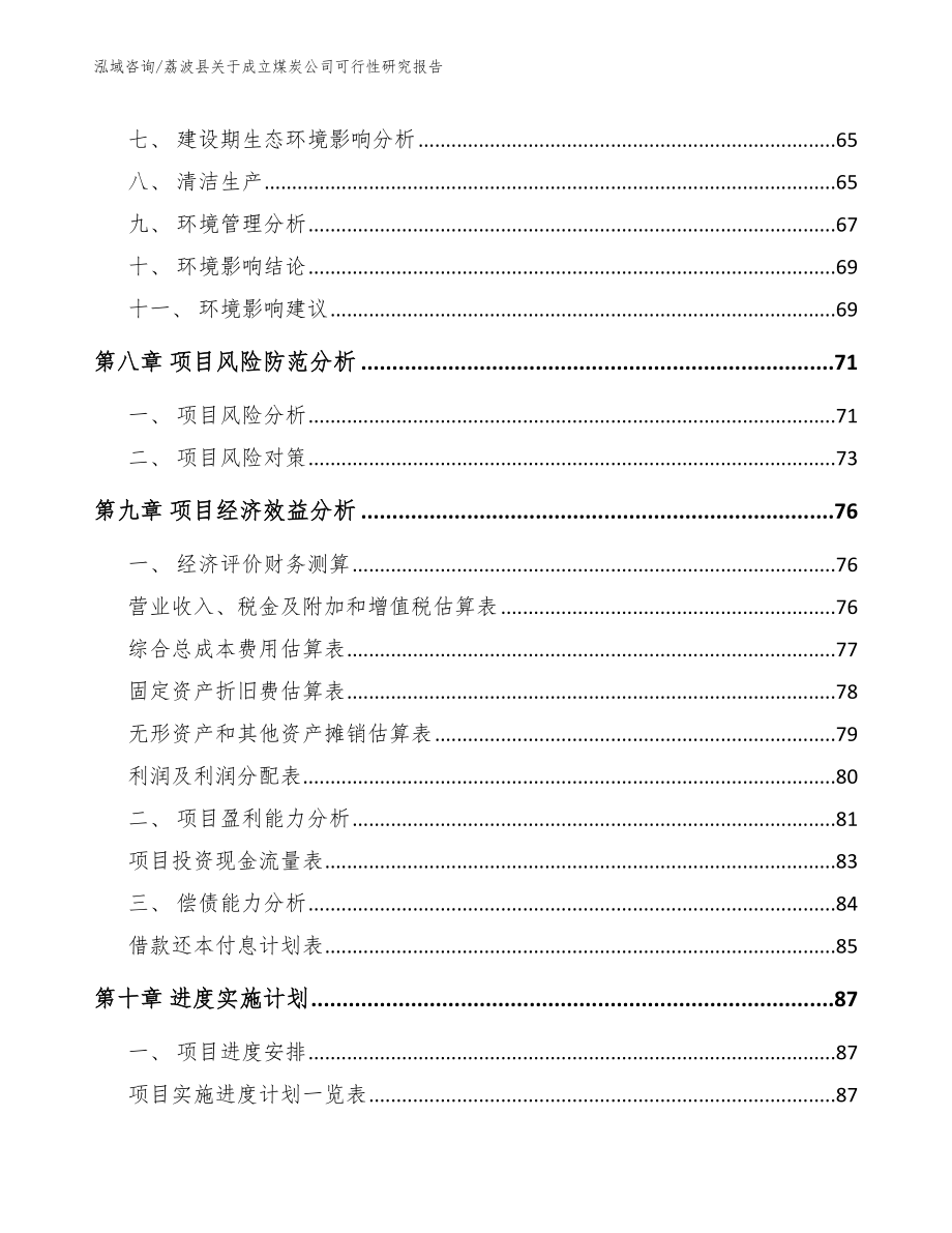 荔波县关于成立煤炭公司可行性研究报告【模板】_第4页