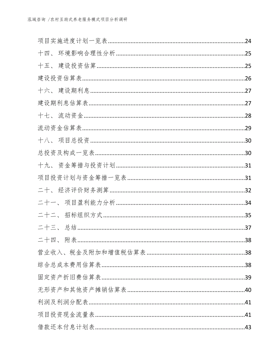 农村互助式养老服务模式项目分析调研-范文参考_第2页