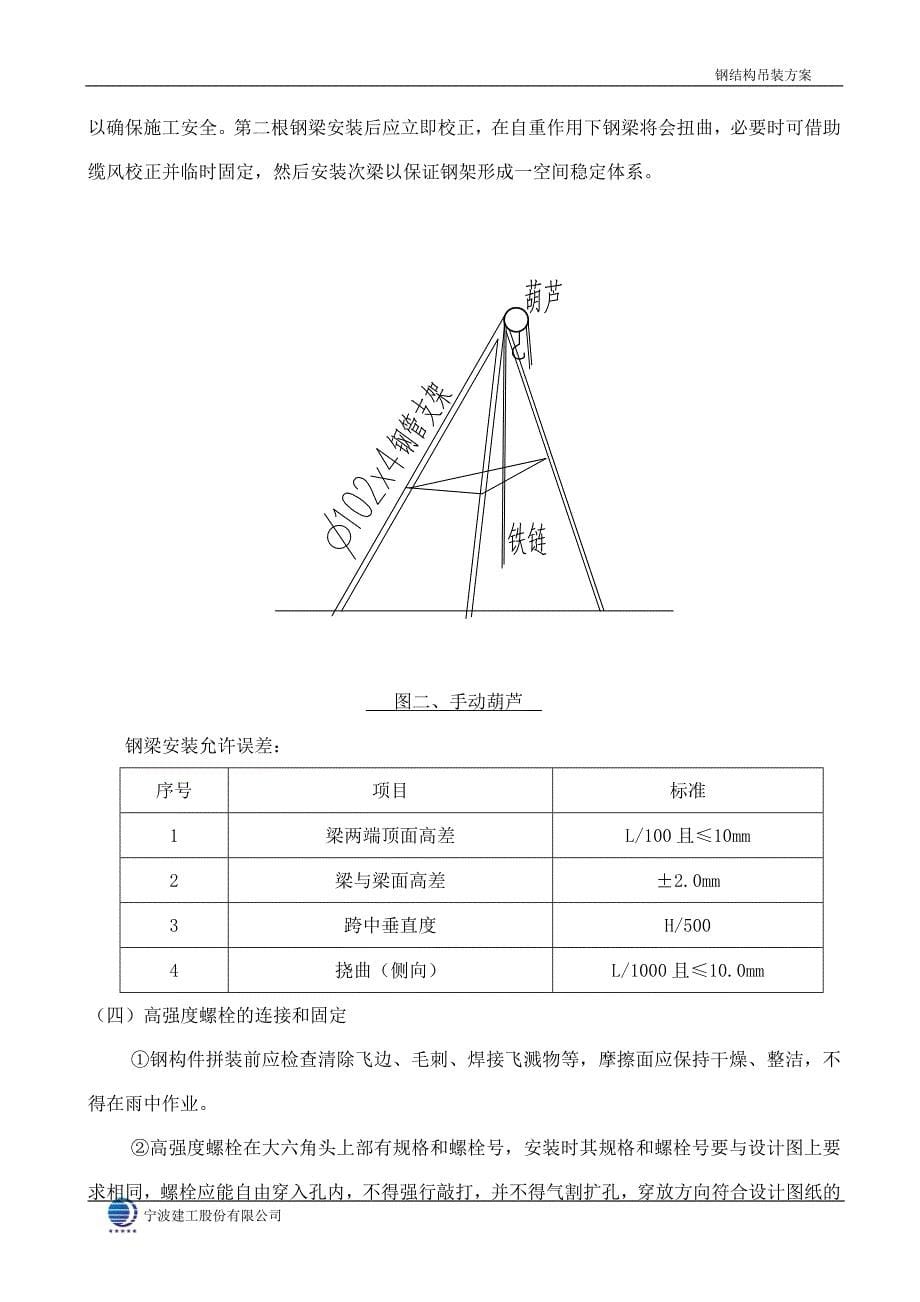 C钢结构吊装方案-手工葫芦.doc_第5页