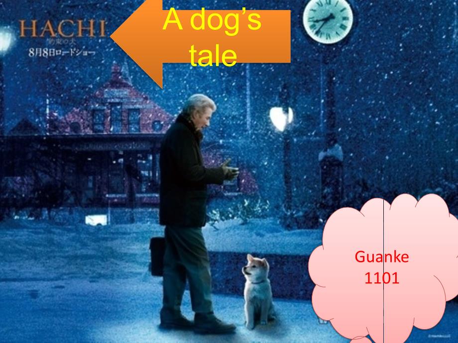 电影忠犬八公的故事英文介绍_第1页