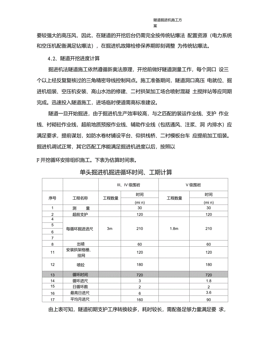 隧道掘进机法施工方案要点_第3页