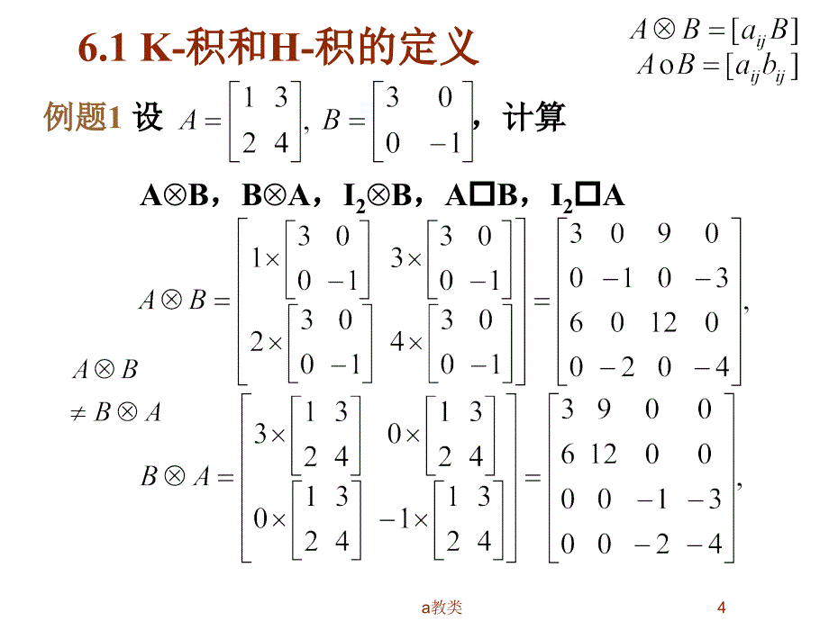 华中科技大学研究生矩阵论Matrix61A类基础_第4页