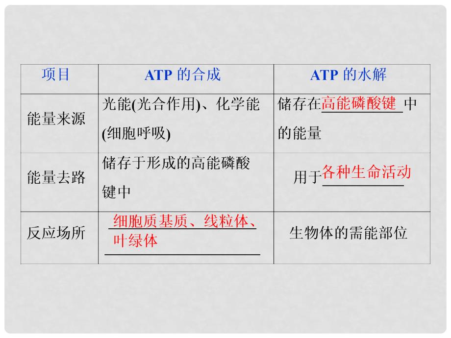 高考生物总复习 第三单元 细胞的能量供应和利用 第9讲 ATP及其主要来源——细胞呼吸课件 新人教版_第5页