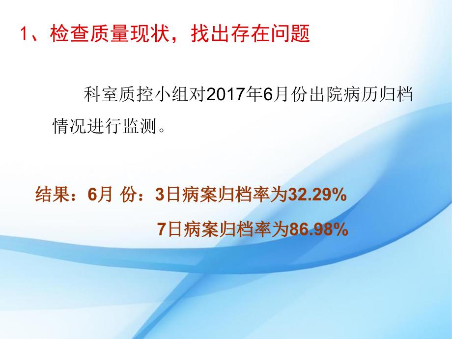 妇科提高病历天归档率的PDCA课件_第4页