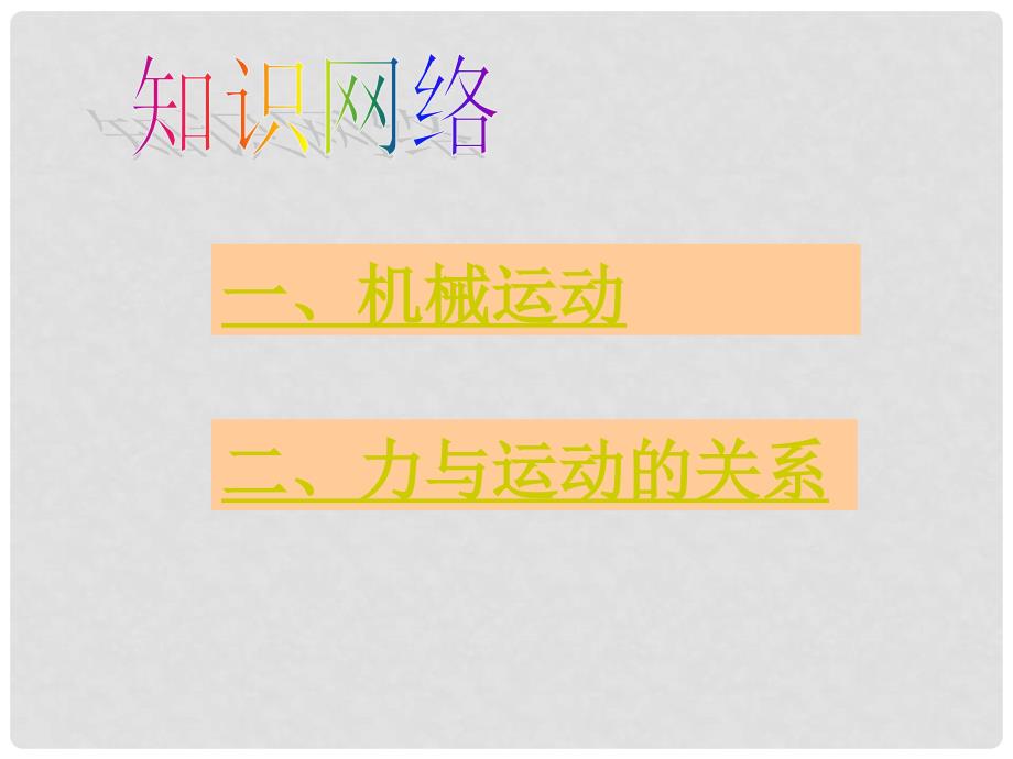 广东省东莞市寮步信义学校八年级物理下册 第七章《运动和力》期末总复习专题课件 粤教沪版_第2页