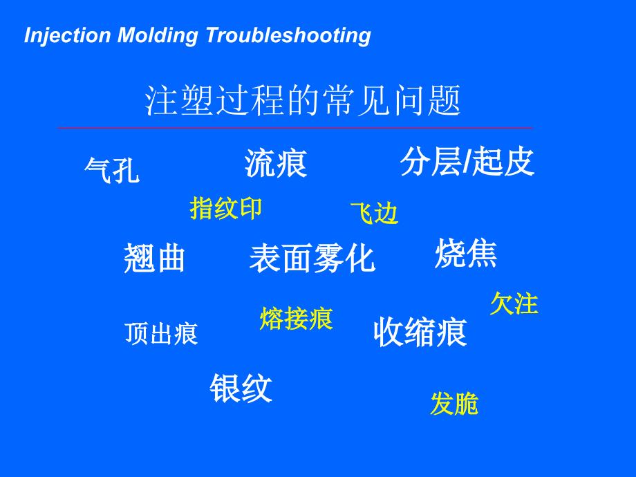 注塑过程中常见的问题与对策ppt课件_第2页