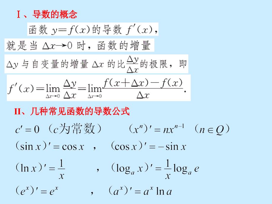 第1章导数及其应用(含定积分及其应用)复习与小结教学课件_第3页