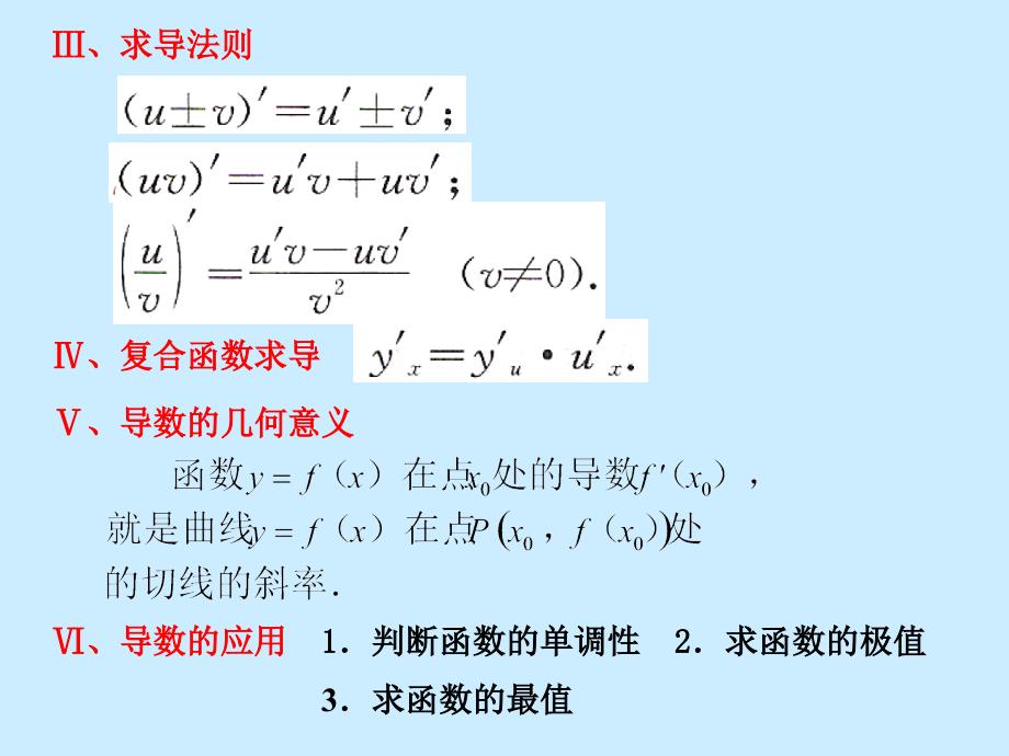 第1章导数及其应用(含定积分及其应用)复习与小结教学课件_第4页