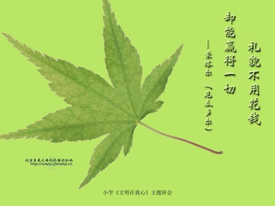 小学文明在我心主题班会课件_第2页