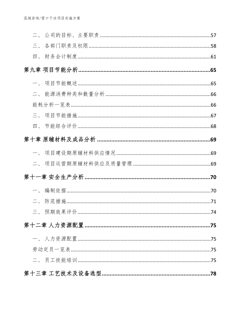 营口干冰项目实施方案【模板】_第3页