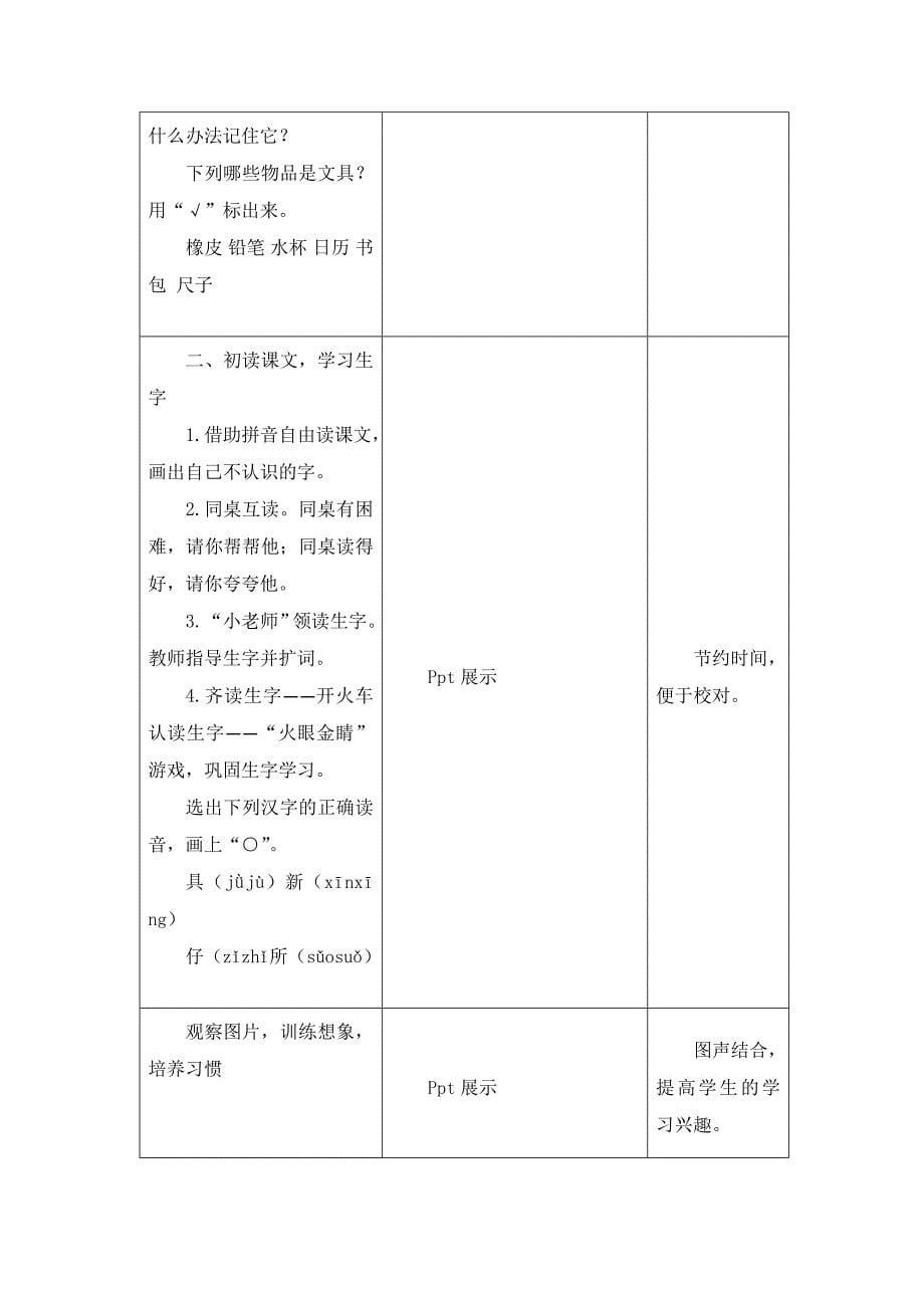 小学语文信息技术应用成果(教学设计方案)_第5页