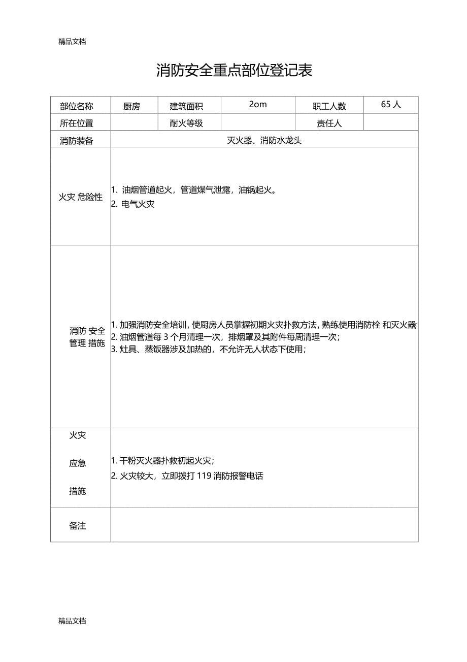 最新消防安全重点部位的确定和管理_第5页